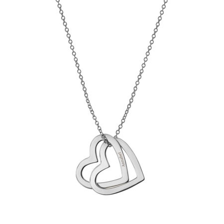 Personalised Entwined Hearts Necklaces: 10 - Necklaces By Gift Moments
