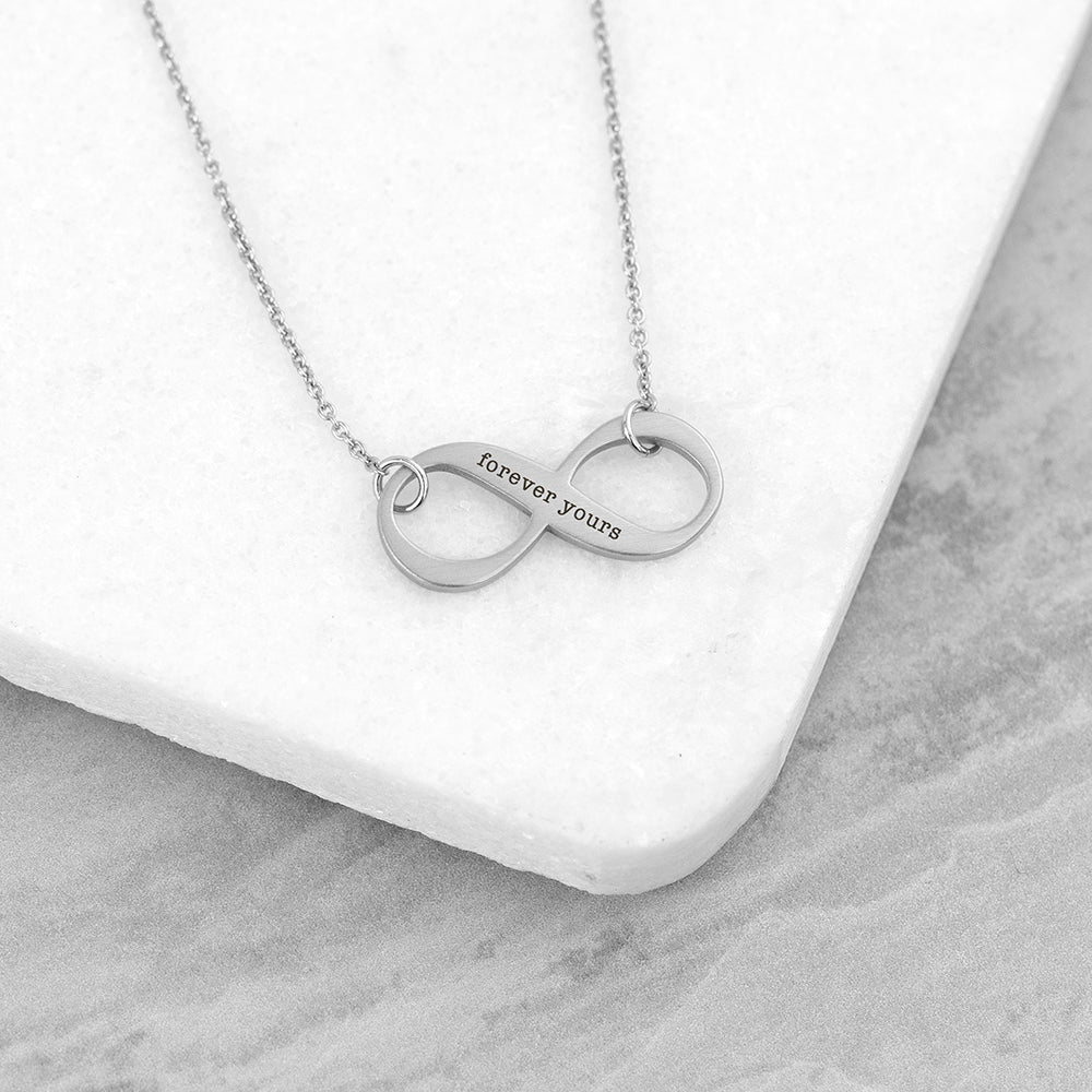 Personalised Eternal Love Infinity Pendant Necklaces: 4 - Necklaces By Gift Moments