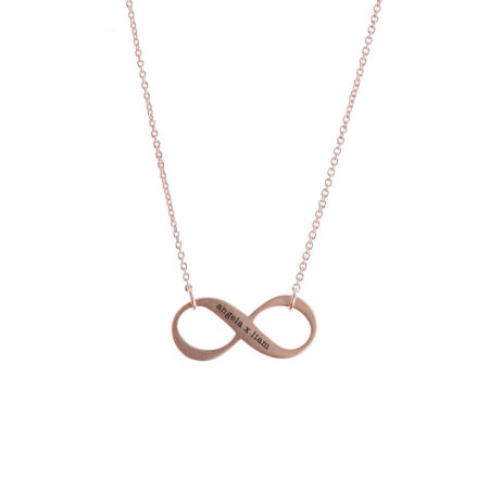 Personalised Eternal Love Infinity Pendant Necklaces: 6 - Necklaces By Gift Moments