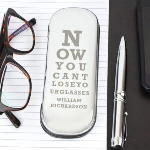 Personalised Eye Exam Glasses Case: 3 - Glasses Cases By Gift Moments