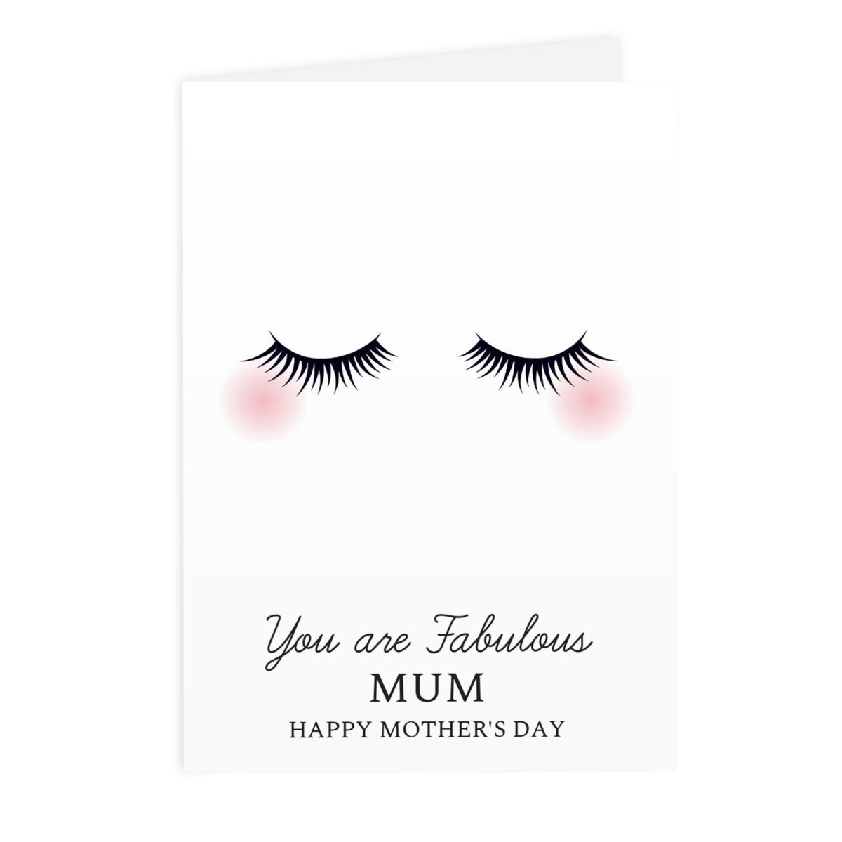 Personalised Eyelashes Card: 3 - Greeting Cards By Gift Moments