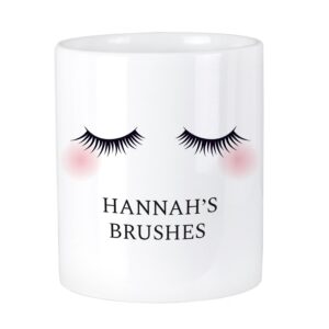 Personalised Eyelashes Ceramic Storage Pot: 2 - Storage By Gift Moments