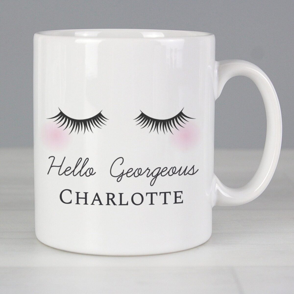Personalised Eyelashes Mug: 3 - Mugs By Gift Moments