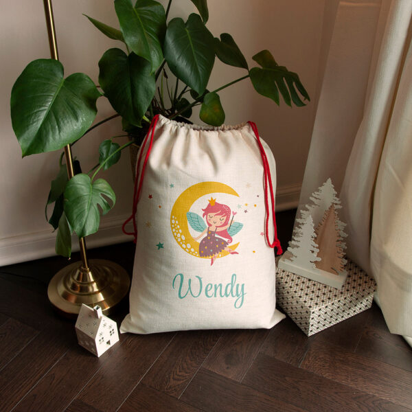 Personalised Fairy Christmas Sack: 2 - Christmas Sacks By Gift Moments