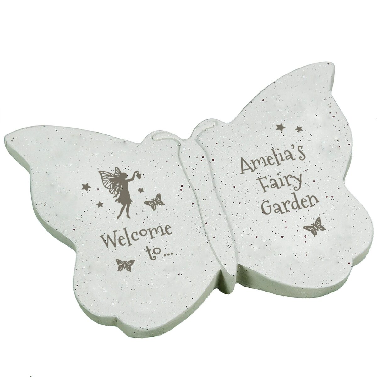 Personalised Fairy Garden Butterfly Ornament: 3 - Garden Ornaments By Gift Moments