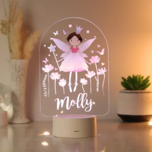 Personalised Fairy LED Colour Changing Night Light: 1 - LED Lighting By Gift Moments