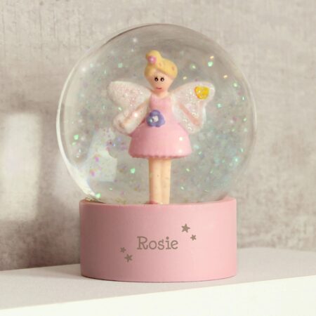 Personalised Fairy Any Name Glitter Snow Globe: 1 - Snow Globes By Gift Moments