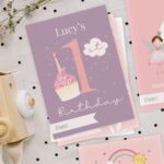 Personalised Fairy Princess Baby Milestone Cards: 1 - Keepsakes By Gift Moments