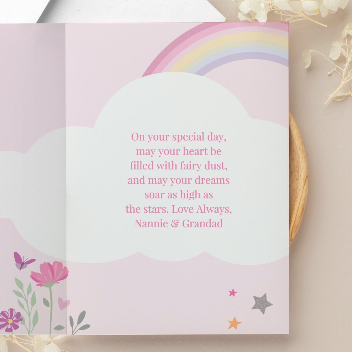 Personalised Fairy Princess Birthday Card: 4 - Greeting Cards By Gift Moments