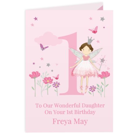 Personalised Fairy Princess Birthday Card: 5 - Greeting Cards By Gift Moments