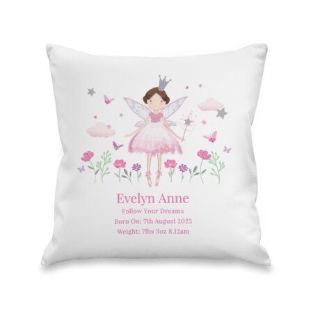 Personalised Fairy Princess Cushion: 4 - Cushions By Gift Moments