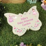Personalised Fairy Princess Garden Butterfly Ornament: 1 - Garden Ornaments By Gift Moments