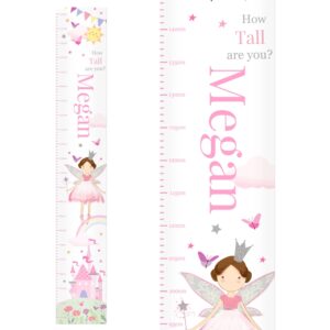 Personalised Fairy Princess Height Chart: 5 - Height Charts By Gift Moments