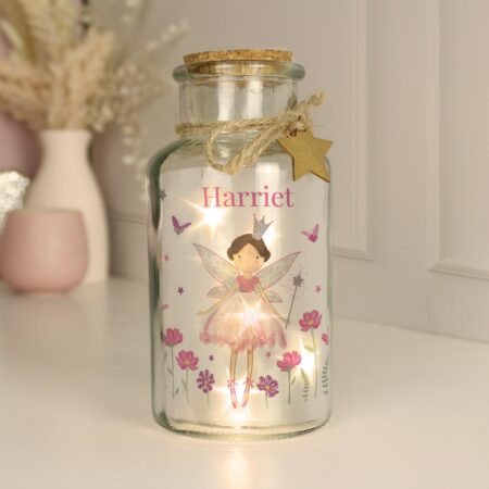 Personalised Fairy Princess LED Glass Jar: 1 - LED Lighting By Gift Moments