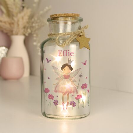Personalised Fairy Princess LED Glass Jar: 3 - LED Lighting By Gift Moments