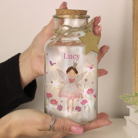 Personalised Fairy Princess LED Glass Jar: 4 - LED Lighting By Gift Moments