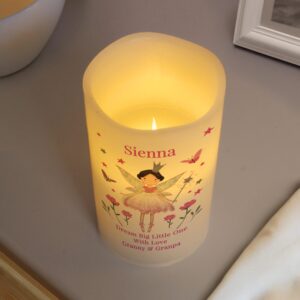 Personalised Fairy Princess Night Light LED Candle: 3 - LED Lighting By Gift Moments