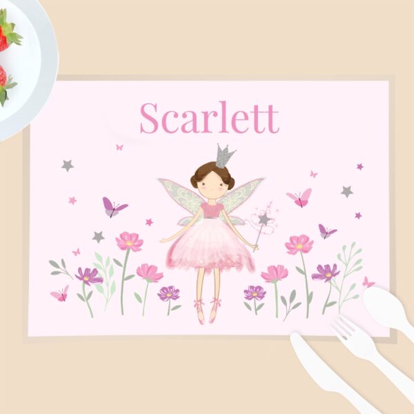 Personalised Fairy Princess Placemat: 1 - Placemats By Gift Moments