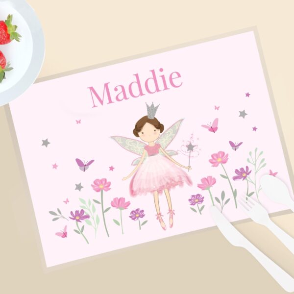 Personalised Fairy Princess Placemat: 2 - Placemats By Gift Moments