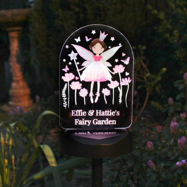 Personalised Fairy Princess Solar Light: 2 - Solar Lights By Gift Moments