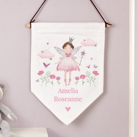 Personalised Fairy Princess Wall Art Banner: 4 - Wall Art By Gift Moments