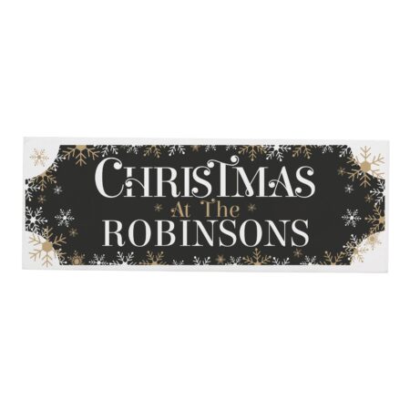 Personalised Family Christmas Wooden Mantel Ornament: 5 - Christmas Decorations By Gift Moments