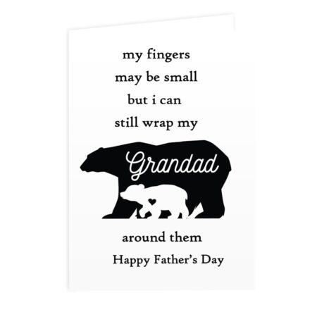 Personalised Fingers may be small Card: 4 - Greeting Cards By Gift Moments