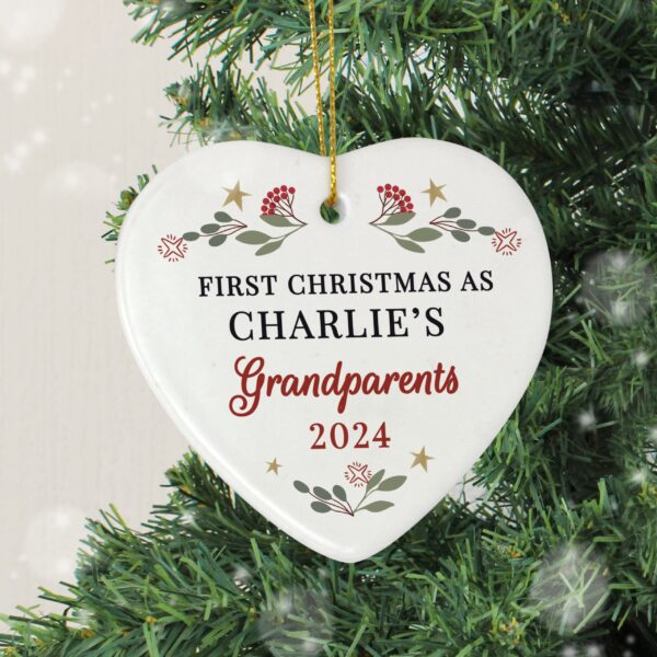 Personalised First Christmas As... Tree Decoration: 1 - Christmas Decorations By Gift Moments