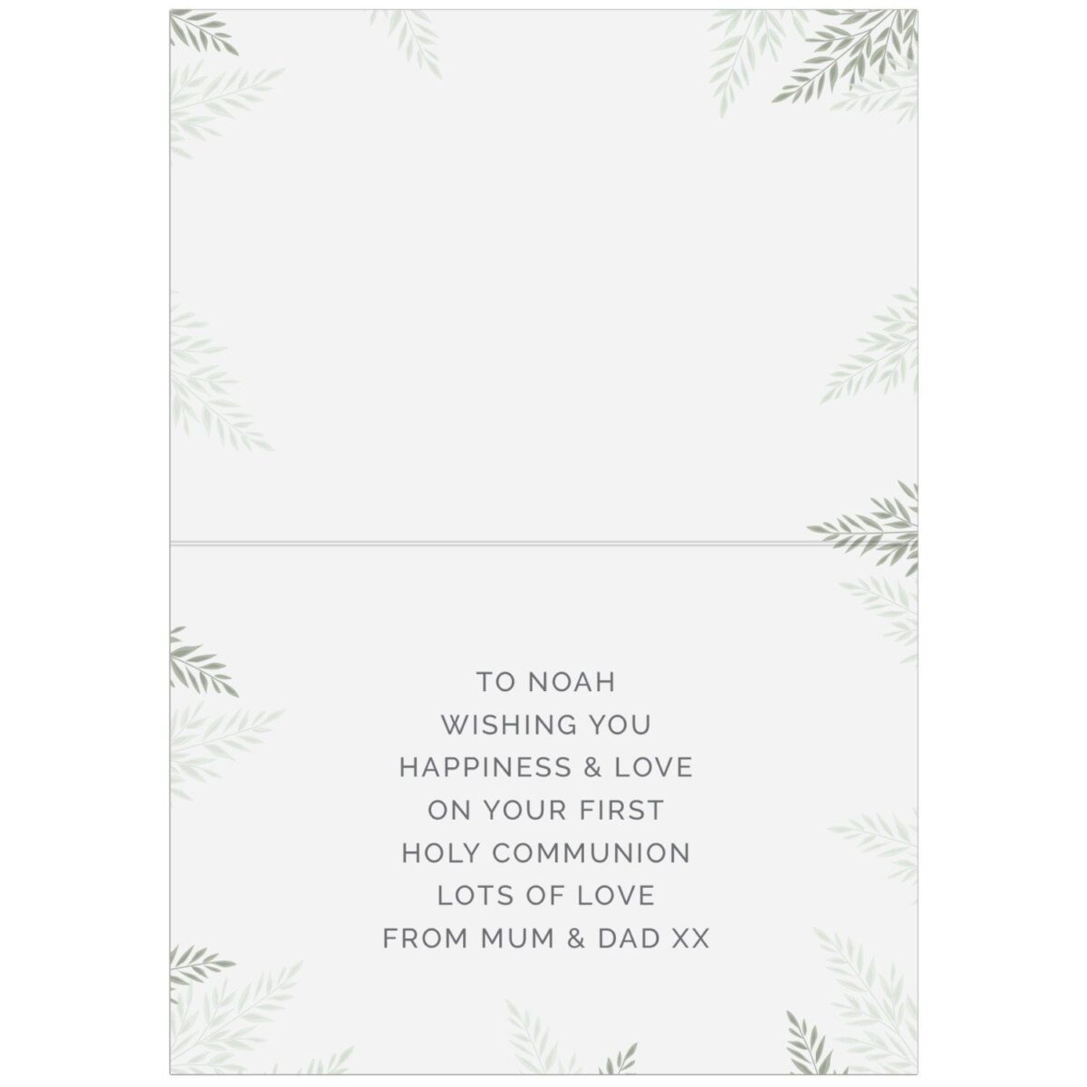Personalised First Communion Card: 4 - Greeting Cards By Gift Moments
