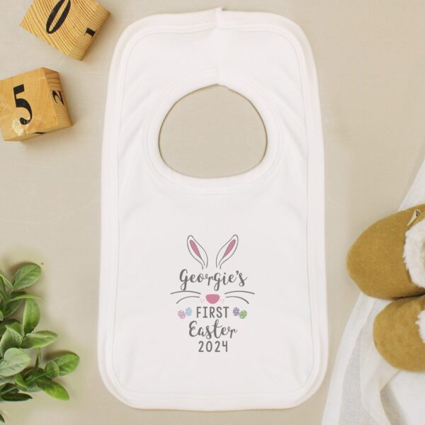 Personalised First Easter Babys Bib: 2 - Baby Clothing By Gift Moments
