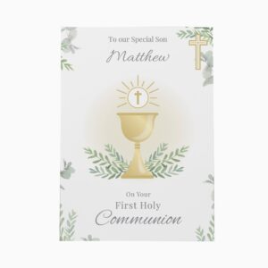 Personalised First Holy Communion Card: 5 - Greeting Cards By Gift Moments