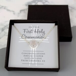Personalised First Holy Communion Necklace & Box: 3 - Necklaces By Gift Moments