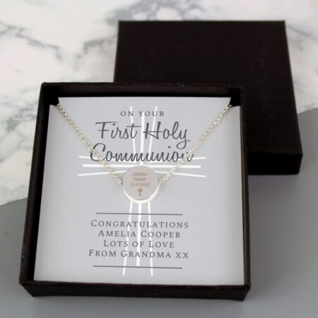 Personalised First Holy Communion Necklace & Box: 3 - Necklaces By Gift Moments