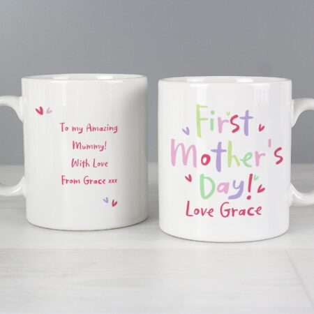 Personalised First Mother’s Day Mug: 3 - Mugs By Gift Moments