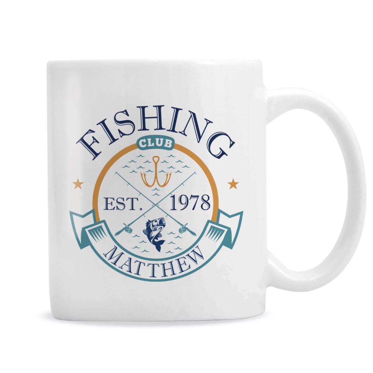 Personalised Fishing Club Mug: 4 - Mugs By Gift Moments