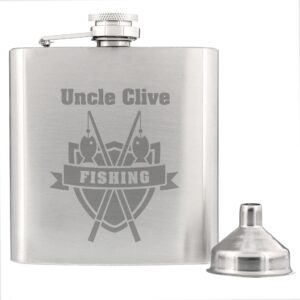 Personalised Fishing Hip Flask: 3 - Hip Flasks By Gift Moments