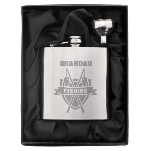 Personalised Fishing Hip Flask: 2 - Hip Flasks By Gift Moments