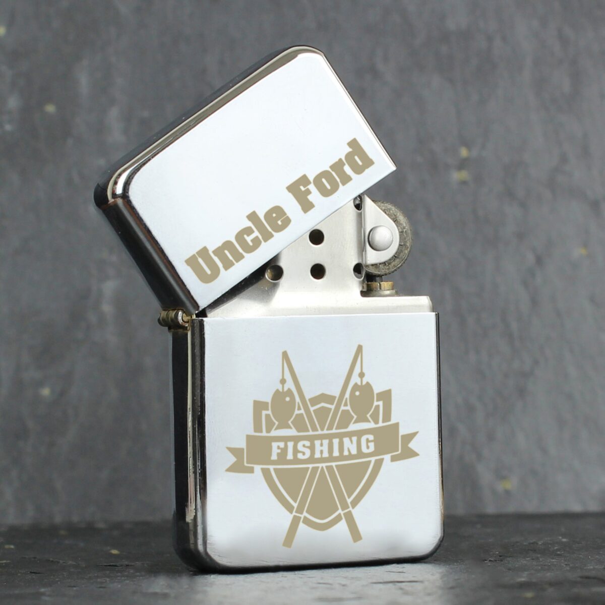 Personalised fishing lighter