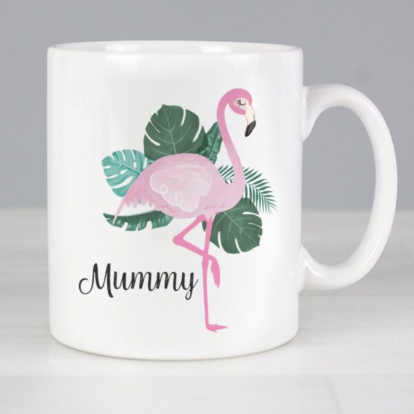 Personalised Flamingo Mug: 1 - Mugs By Gift Moments