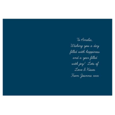 Personalised Floral Age Birthday Card: 4 - Greeting Cards By Gift Moments