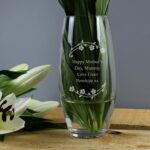 Personalised Floral Bullet Vase: 1 - Vases By Gift Moments