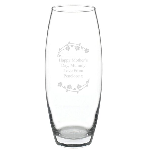Personalised Floral Bullet Vase: 2 - Vases By Gift Moments