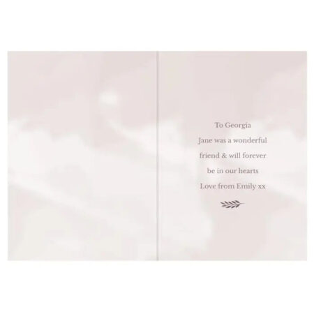 Personalised Floral Cross Card: 4 - Greeting Cards By Gift Moments