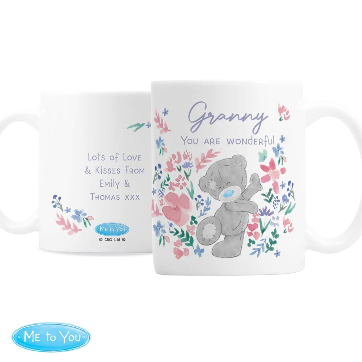 Personalised Me To You Floral Mug: 5 - Mugs