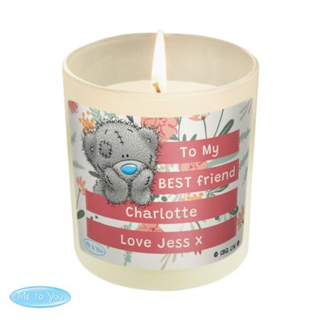 Personalised Me To You Floral Scented Jar Candle: 5 - Candles