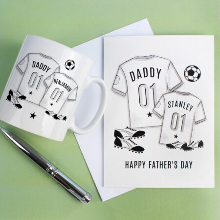 Personalised Football Mini Me Card: 5 - Greeting Cards By Gift Moments