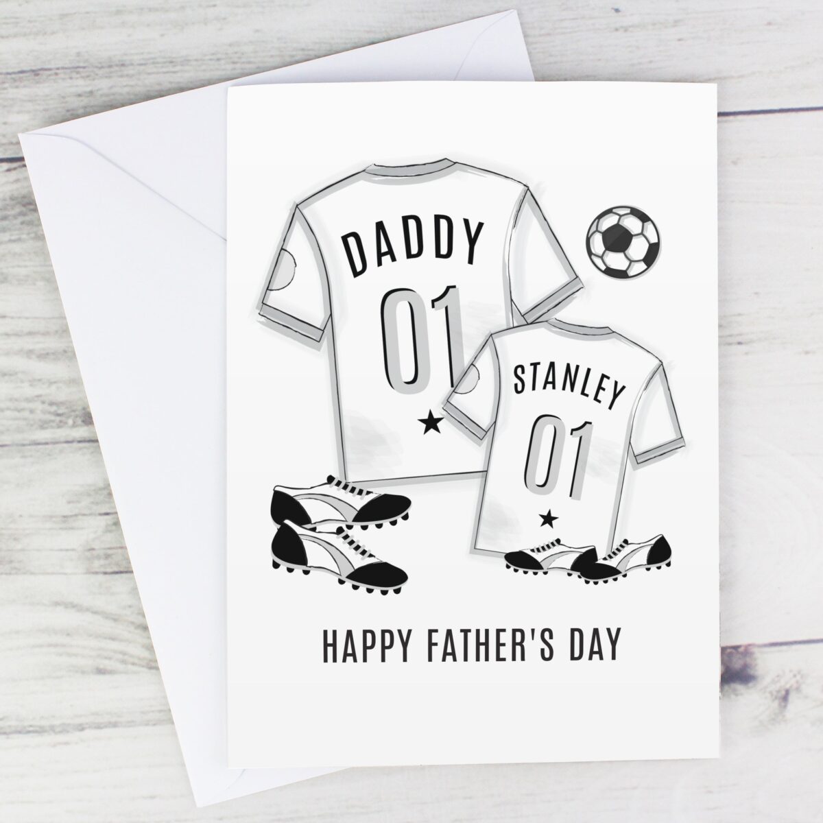 Personalised Football Mini Me Card: 1 - Greeting Cards By Gift Moments