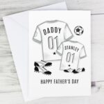 Personalised Football Mini Me Card: 1 - Greeting Cards By Gift Moments