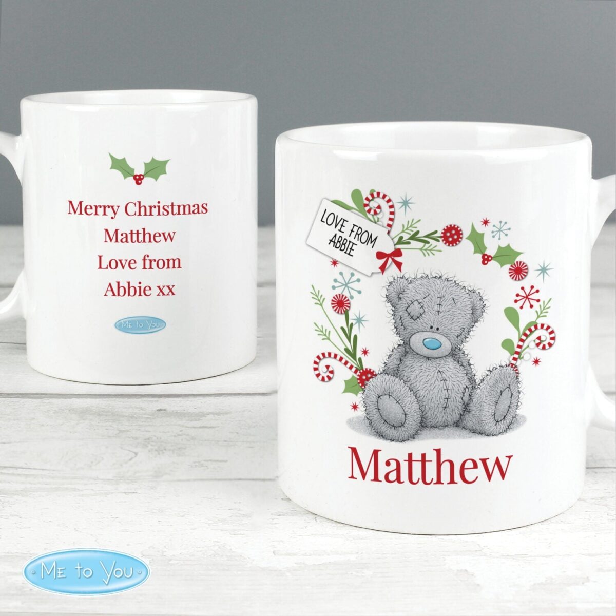 Personalised for nan grandma mum christmas mug