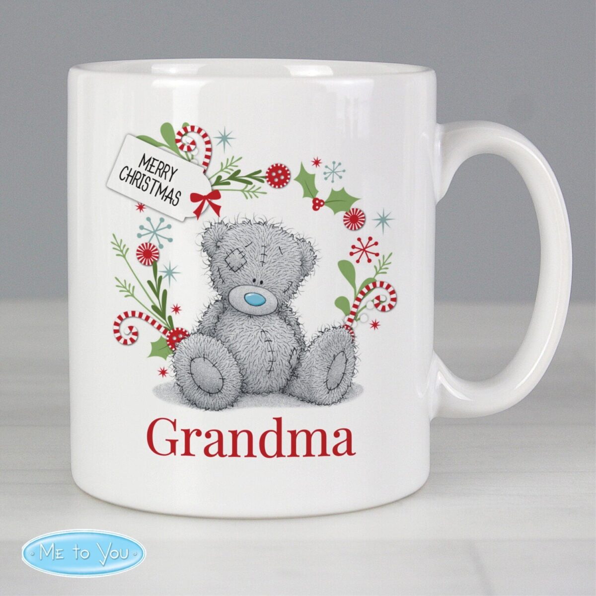 Personalised for nan grandma mum christmas mug